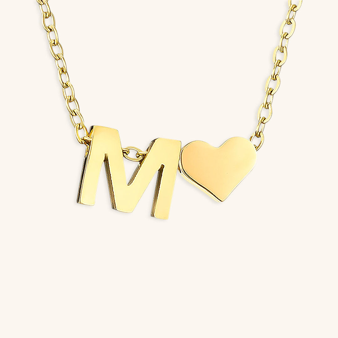 Ria Initieel Letter Gouden Ketting