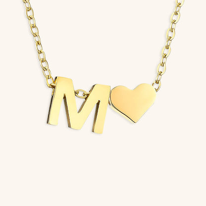 Ria Initieel Letter Gouden Ketting