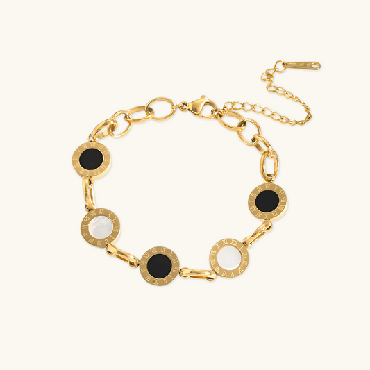 Monochrome Clip Kettingarmband - Goud