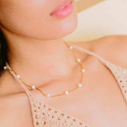 Nora Gouden Parelketting