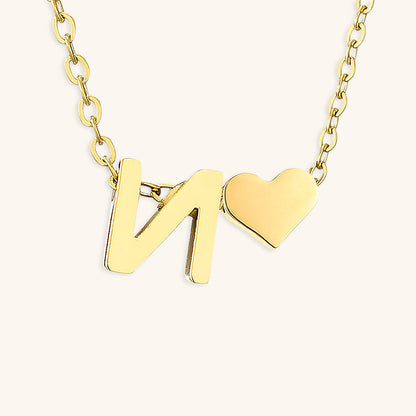 Ria Initieel Letter Gouden Ketting