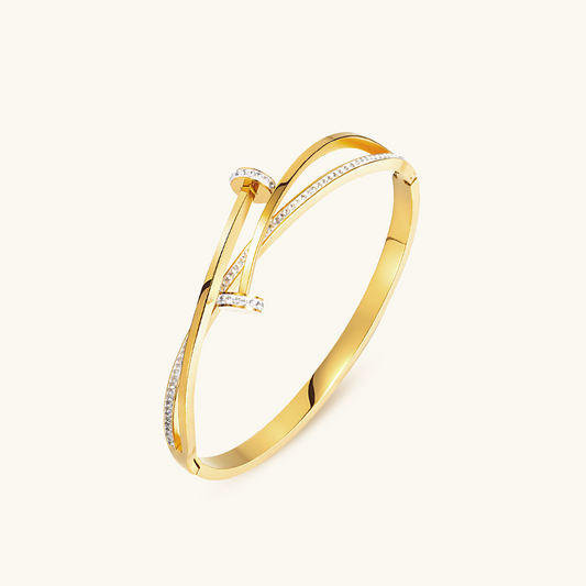 Nagelsteen Armband - Goud
