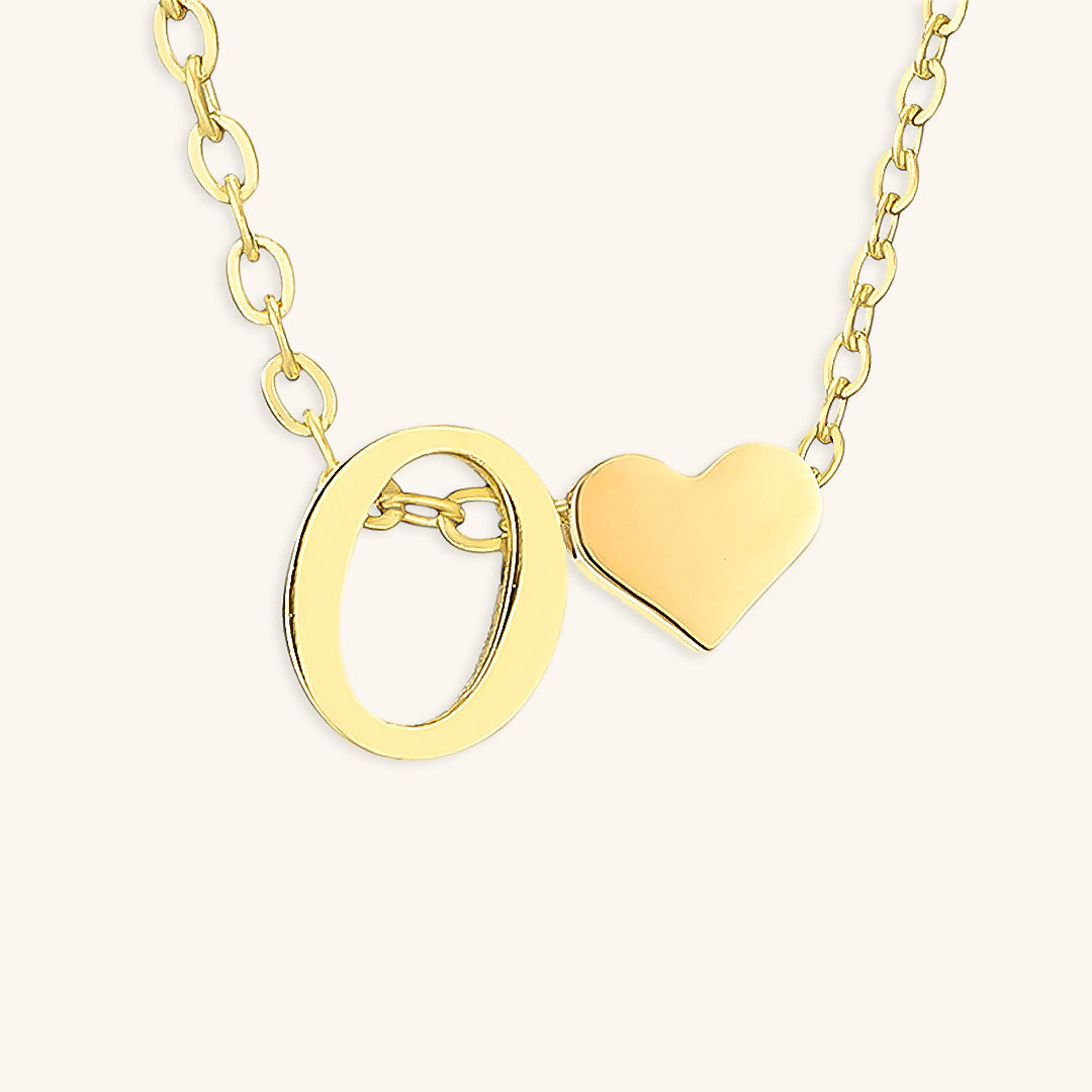 Ria Initieel Letter Gouden Ketting