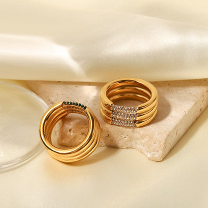 Serenity Diamanten Gouden Ring