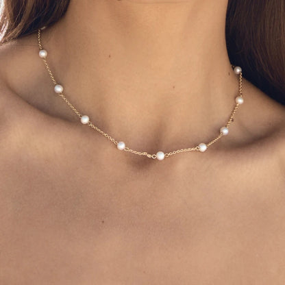Nora Gouden Parelketting