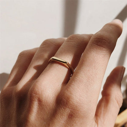 Sasha Geometrische Gouden Ring