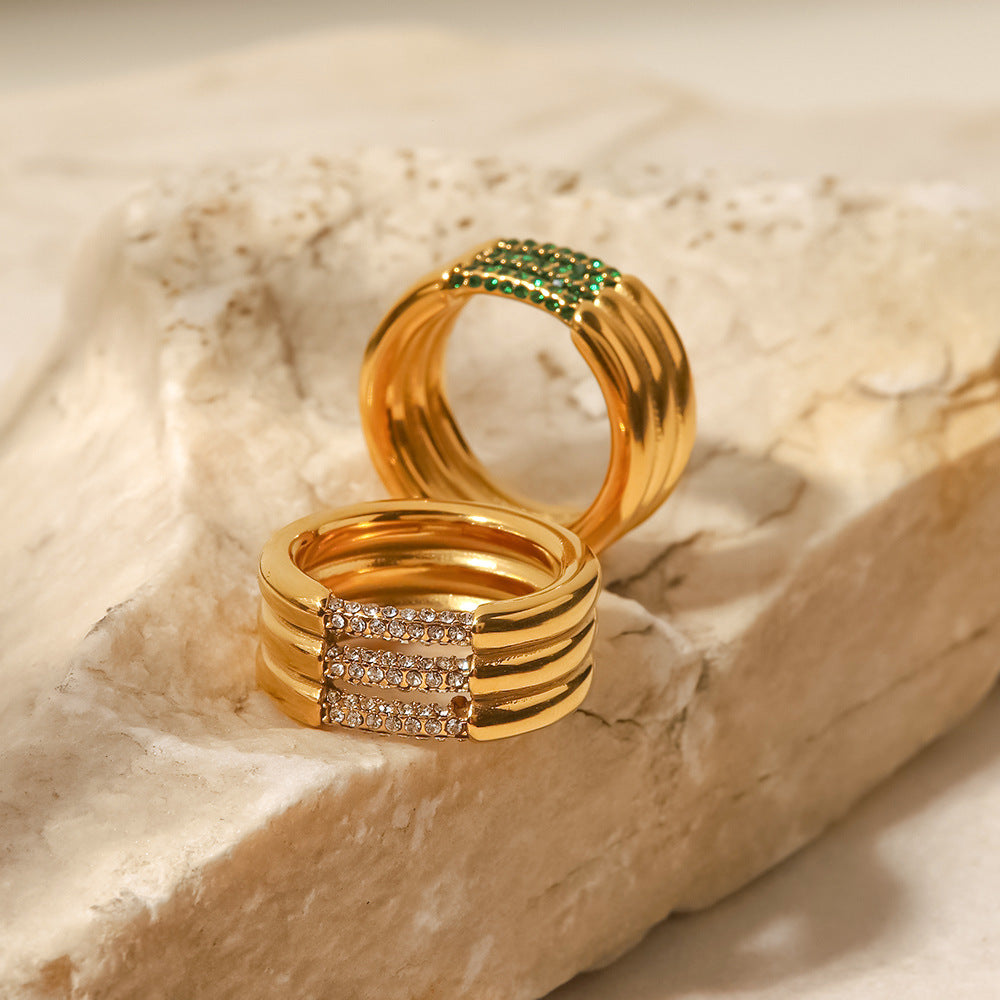 Serenity Diamanten Gouden Ring