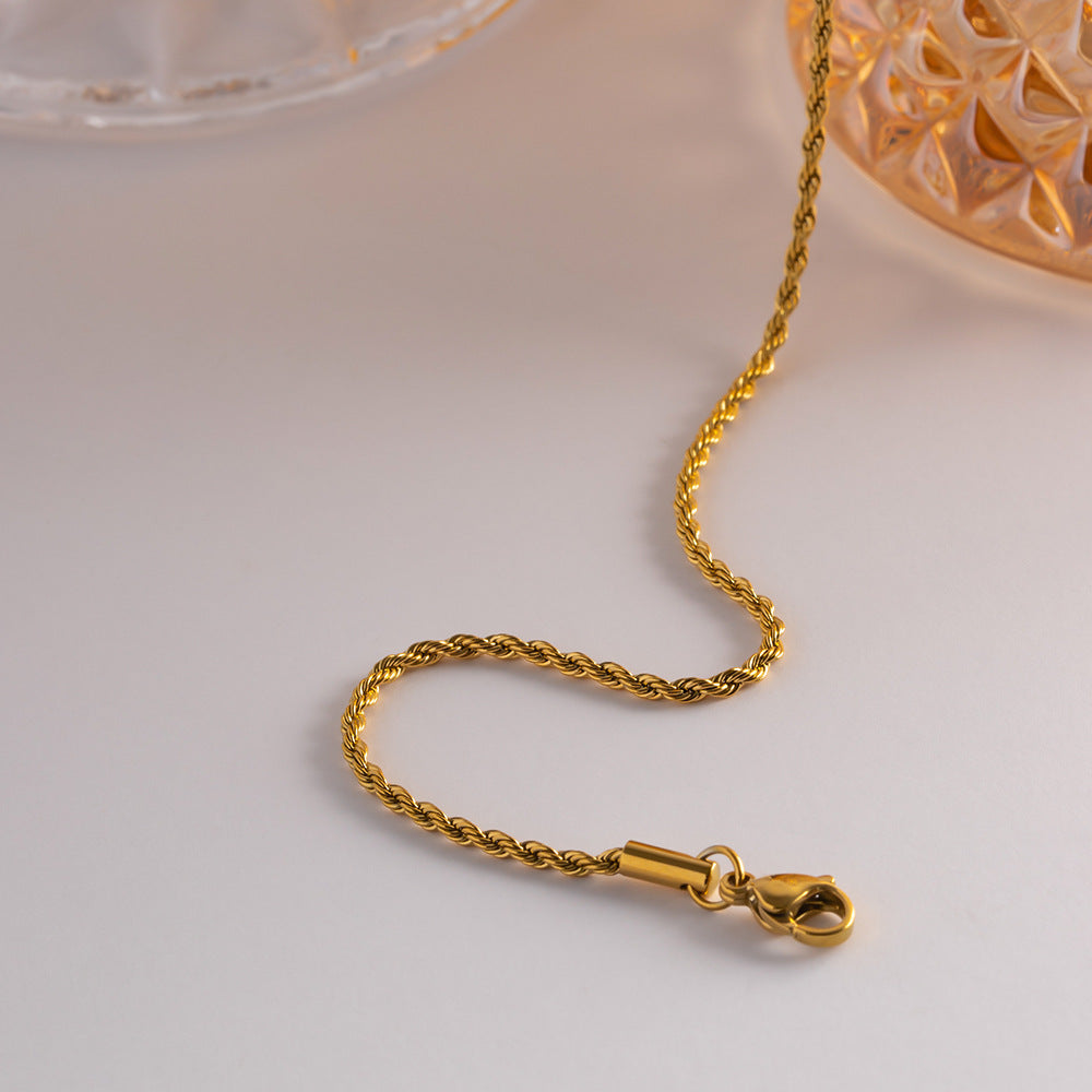 Calle Touwketting Gouden Hanger