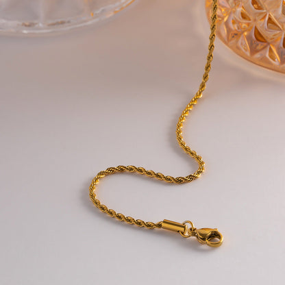 Calle Touwketting Gouden Hanger