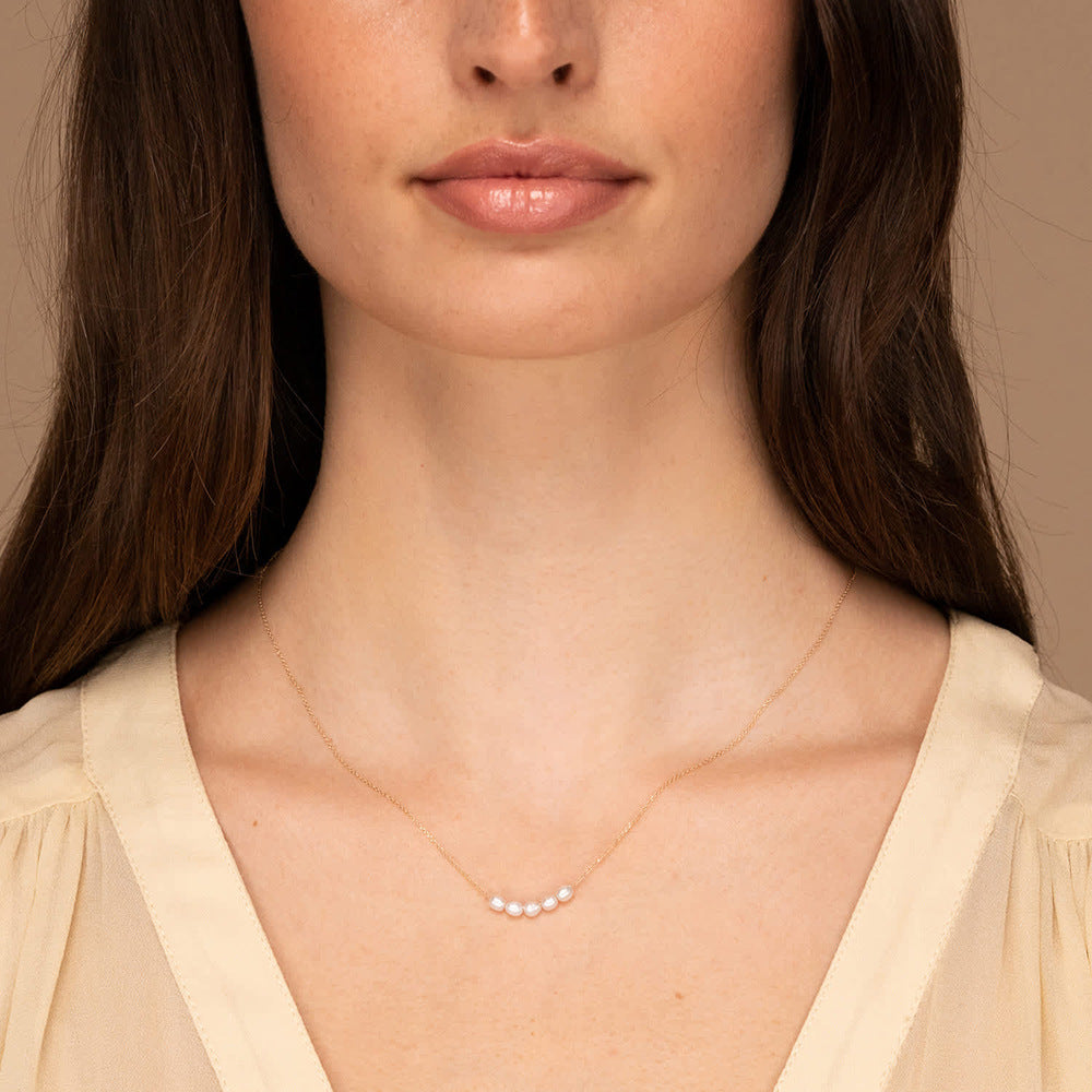 Elle Gouden Parel Ketting