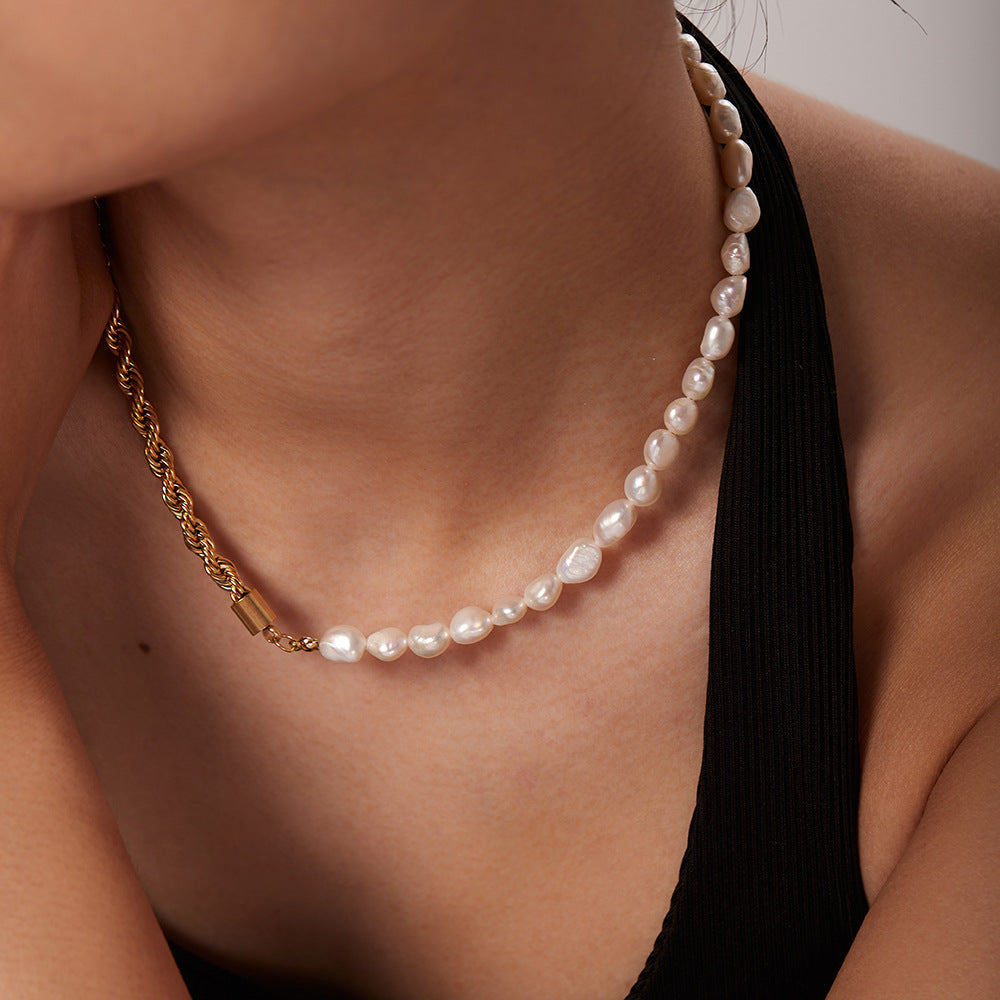 Dualia Gouden Parelketting