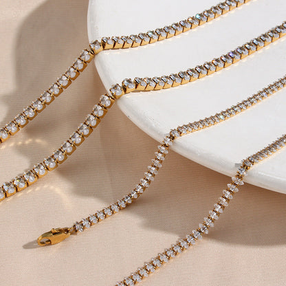 Wisteria Diamanten Tennis Necklace