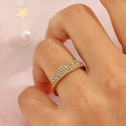 Germaine Gelegde Gouden Ring