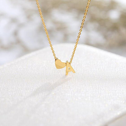 Ria Initieel Letter Gouden Ketting