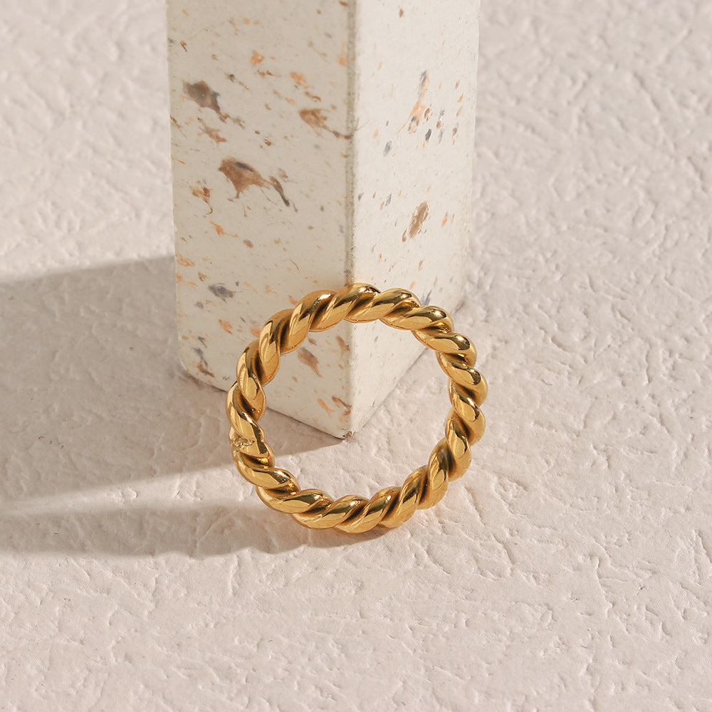 Melody Gouden Twist Ring