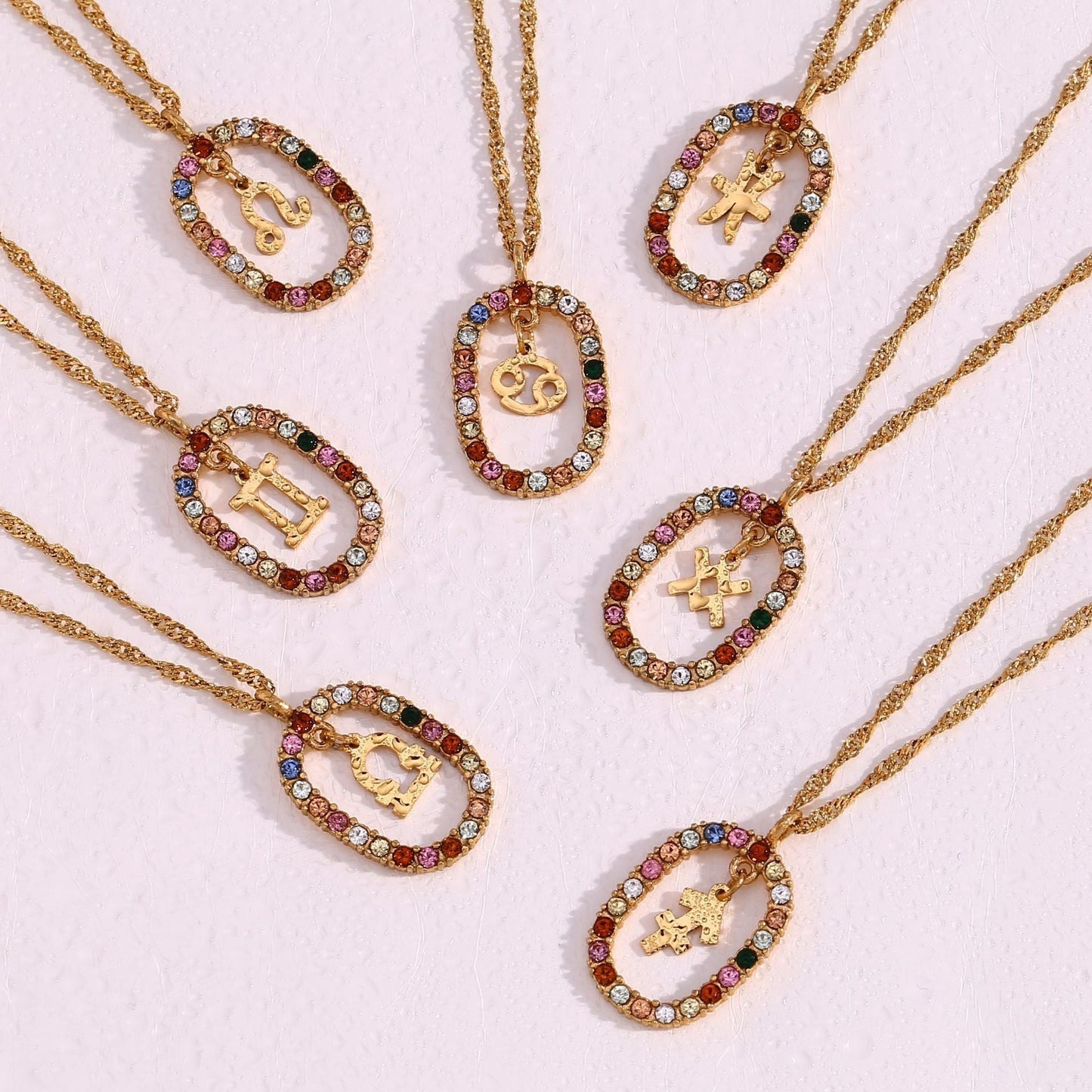 Colette Zodiac Edelsteen Ketting