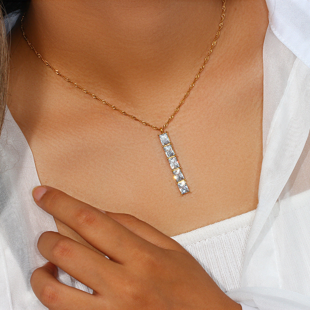 Thea Diamanten Ketting