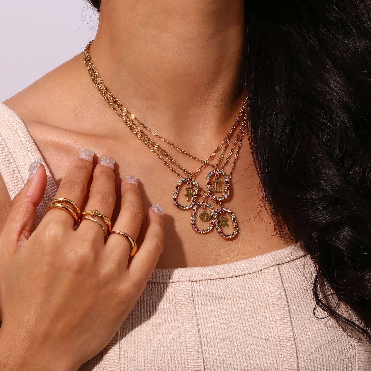 Colette Zodiac Edelsteen Ketting