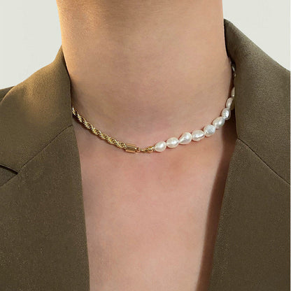 Dualia Gouden Parelketting