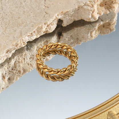Melody Gouden Twist Ring