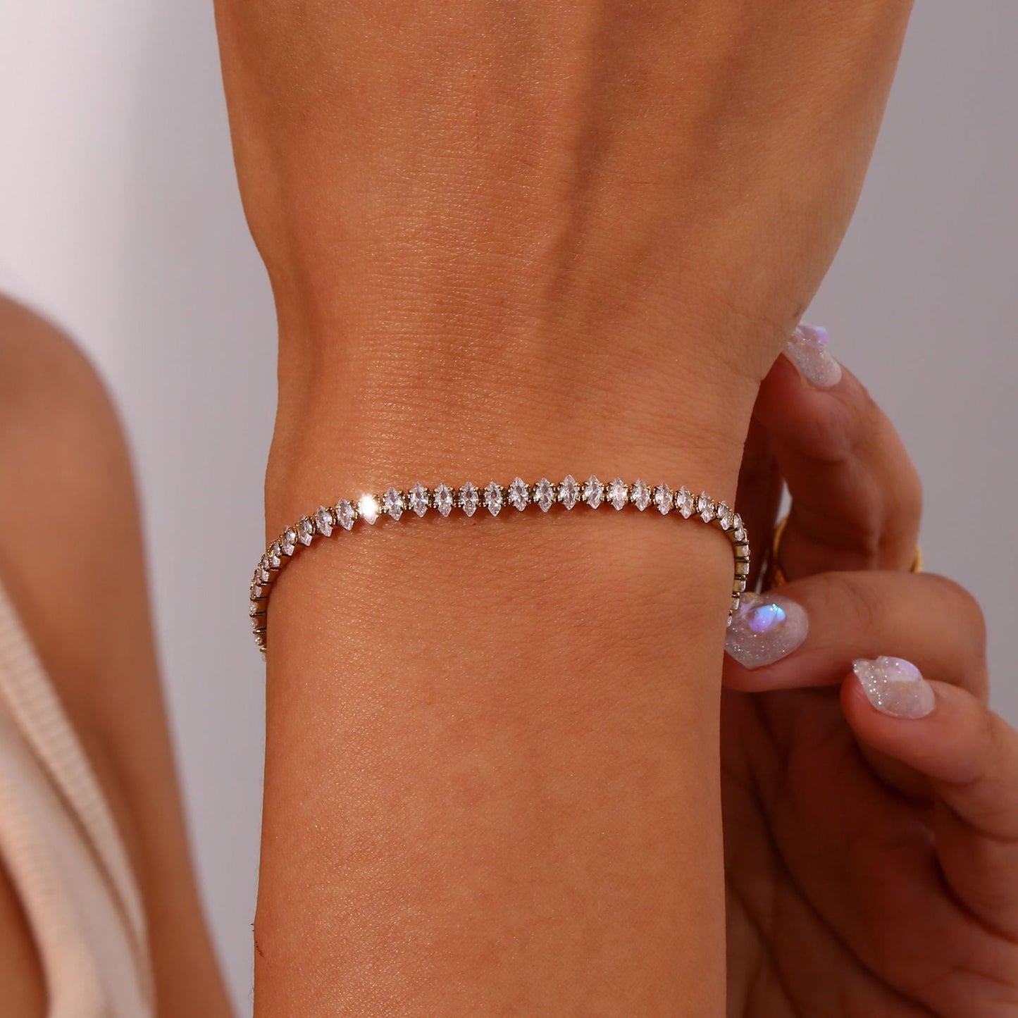 Wisteria Diamanten Tennisarmband