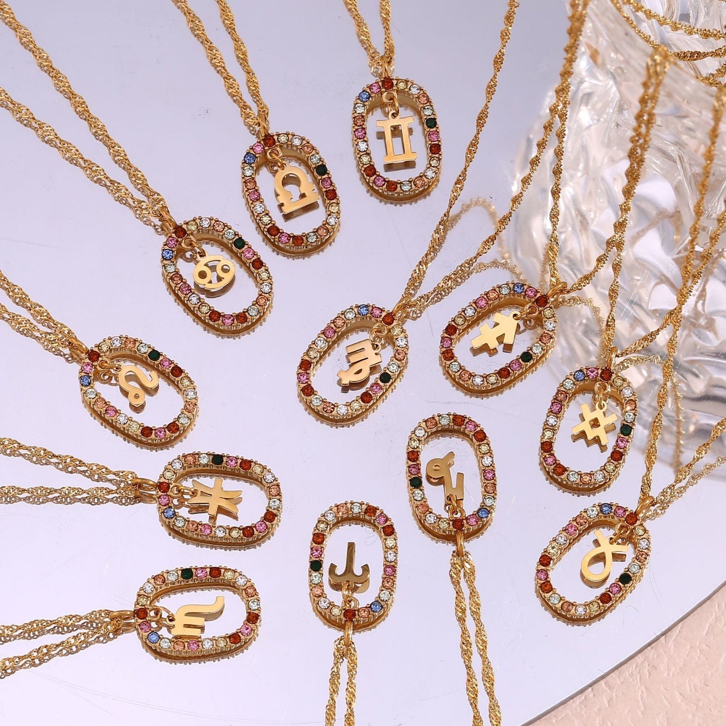 Colette Zodiac Edelsteen Ketting