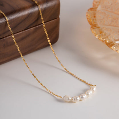 Elle Gouden Parel Ketting