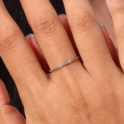 Zarra Geplaveide Gouden Ring