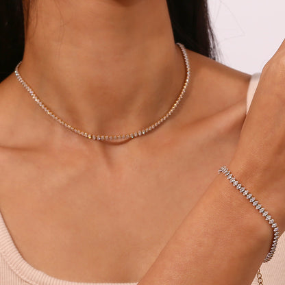Wisteria Diamanten Tennis Necklace