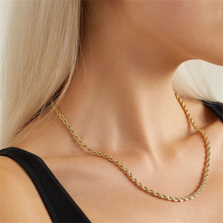 Bianca Touwketting Gouden Halsketting