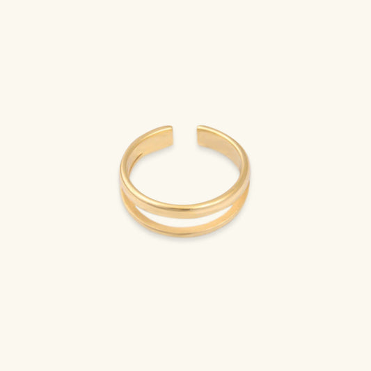 Olivia Gelaagde Gouden Ring