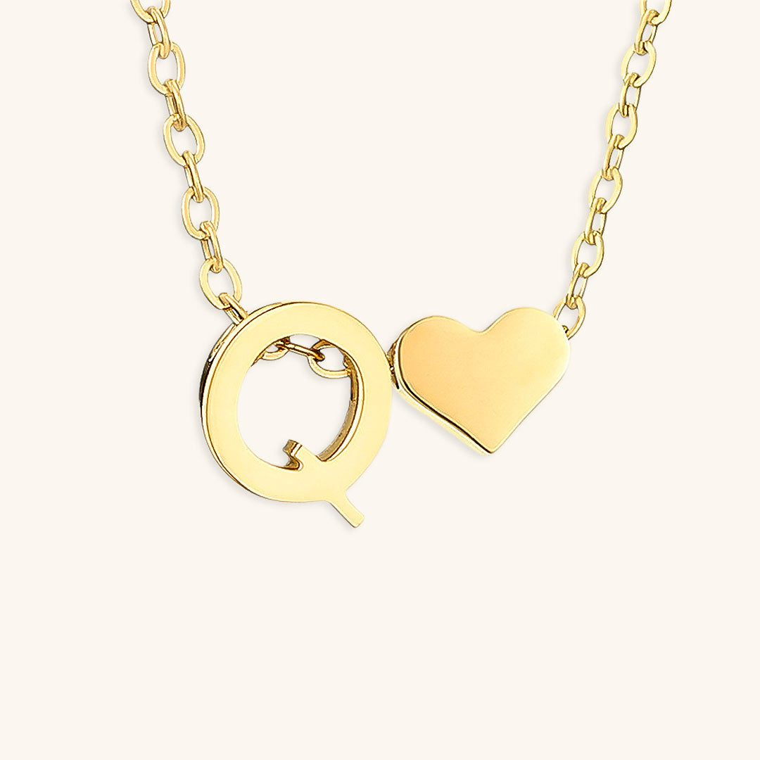 Ria Initieel Letter Gouden Ketting