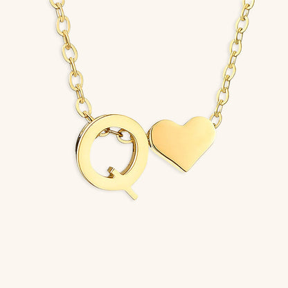 Ria Initieel Letter Gouden Ketting