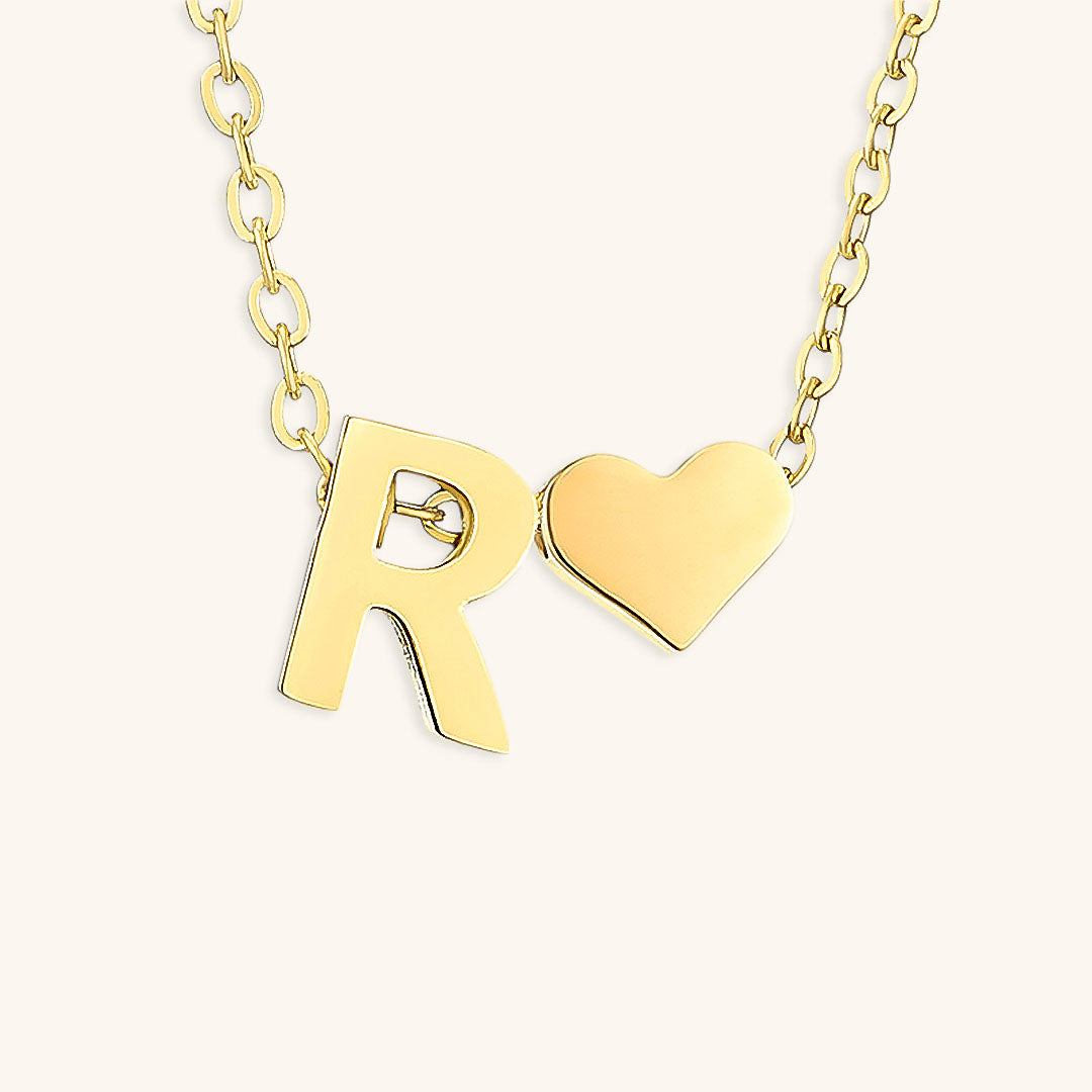 Ria Initieel Letter Gouden Ketting