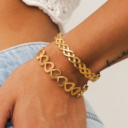 Verafgood Bangle Armband - Goud