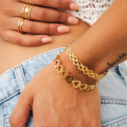 Tahiti Bangle Armband - Goud