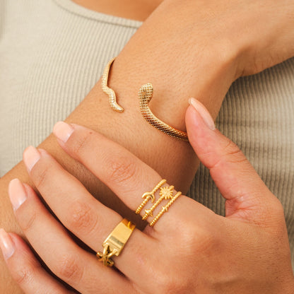 Slangenarmband - Goud