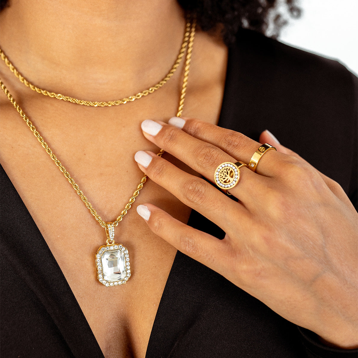 Touw Ketting - Goud