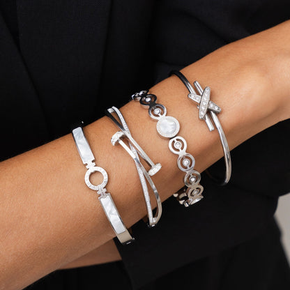 Nagelsteen Armband - Zilver
