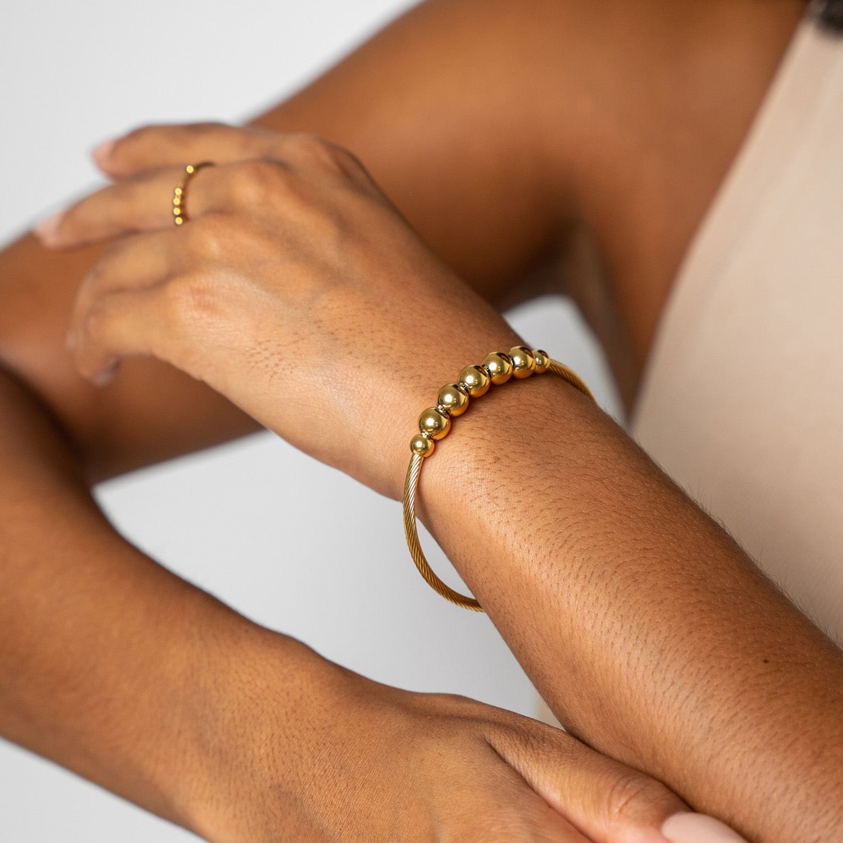 Calma Fidget Bangle Armband - Goud