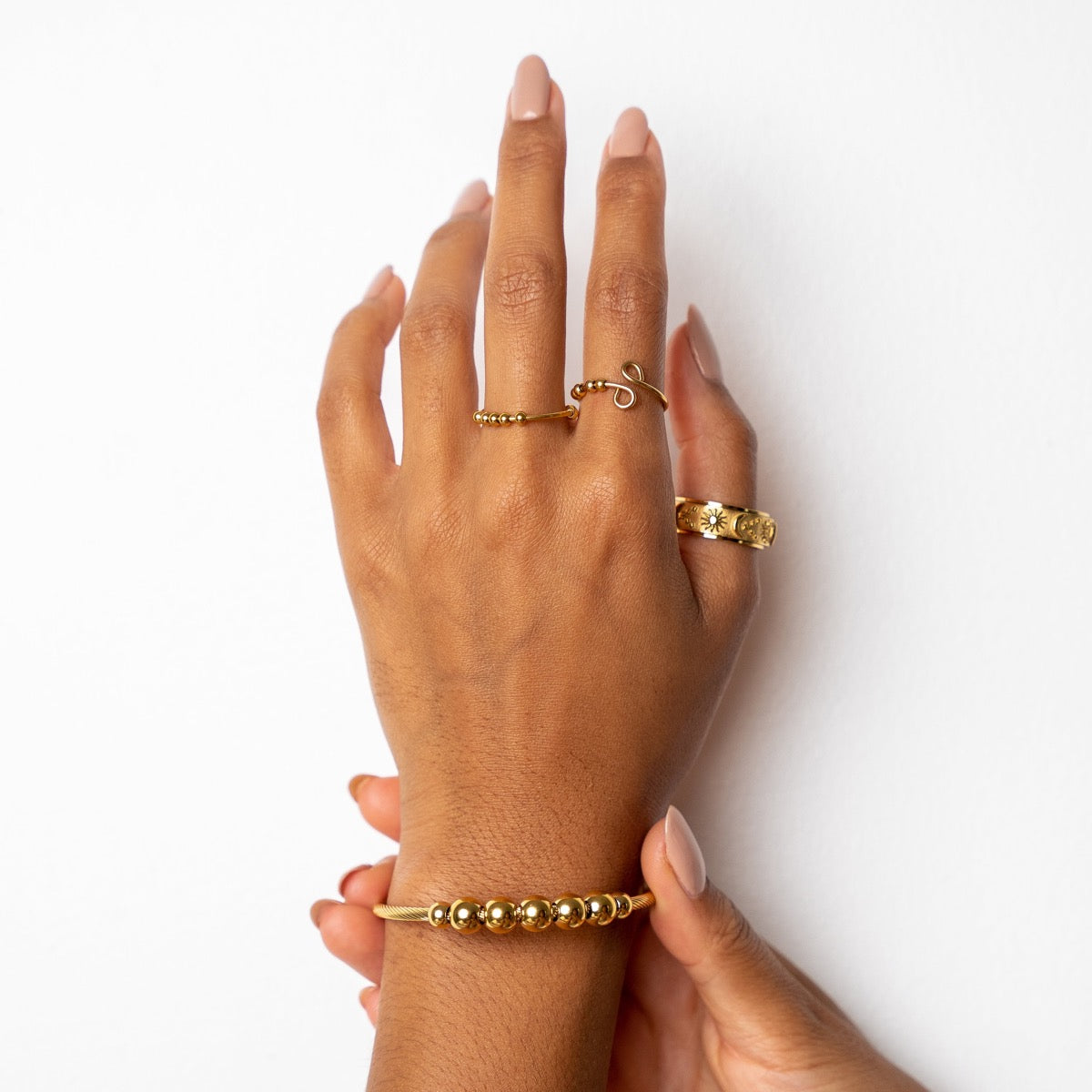 Calma Fidget Bangle Armband - Goud