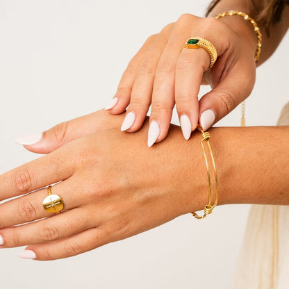 Sydney Dainty Bangle - Goud