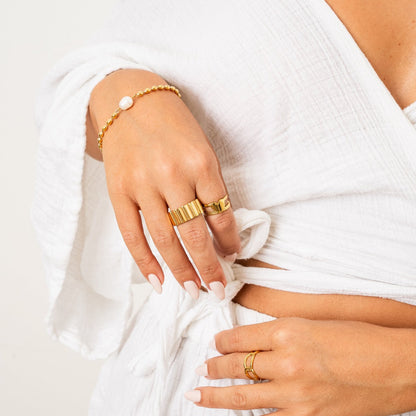 Perzië Parel Armband - Goud