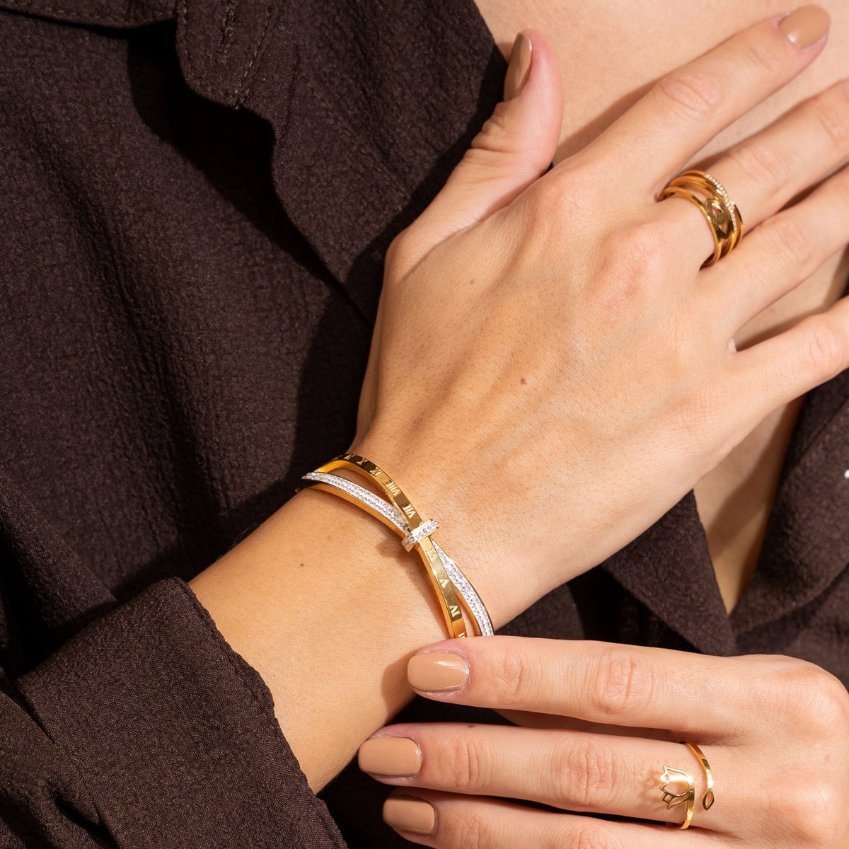 Riviera Bangle Armband - Goud