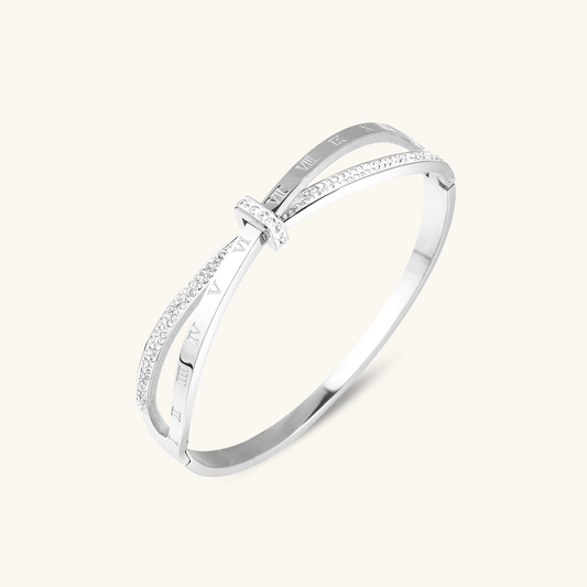 Riviera Bangle Armband - Zilver