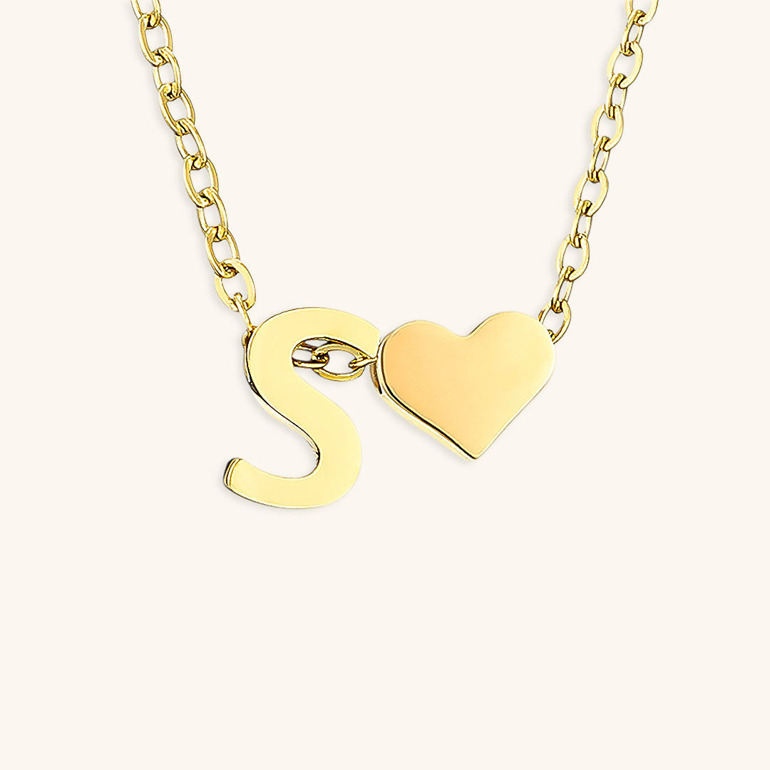 Ria Initieel Letter Gouden Ketting