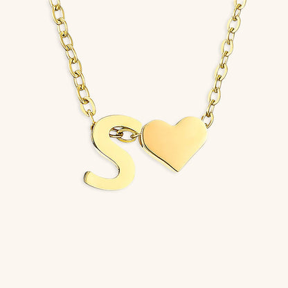 Ria Initieel Letter Gouden Ketting