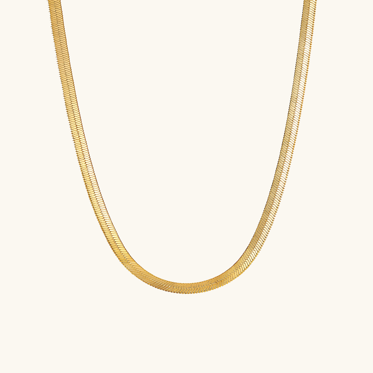 Slangenketting Hanger - Goud