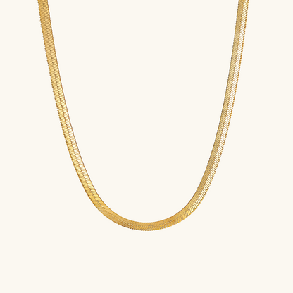 Slangenketting Hanger - Goud
