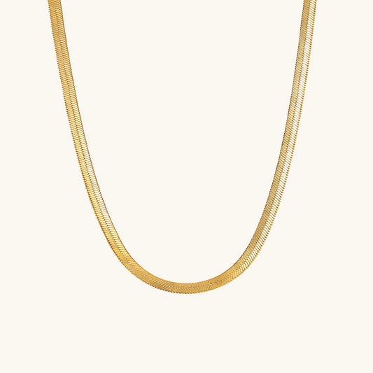Slangenketting Hanger - Goud